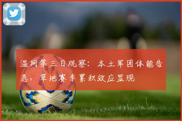 温网第三日观察：本土军团体能告急，草地赛季累积效应显现